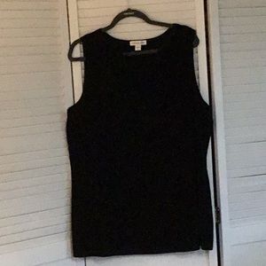 Black knit Shell